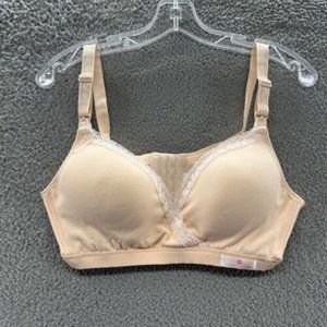 Momma's Shop Maternity Bra Women's XL Beige Adjustable Maternity Bra Size XL